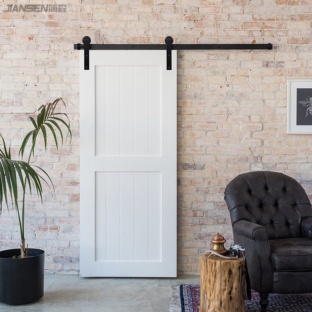 Wholesale 6.6ft sliding barn door hardware kits -HM-2001
