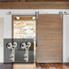 Wholesale stainless steel barn door hardware double-hm3004