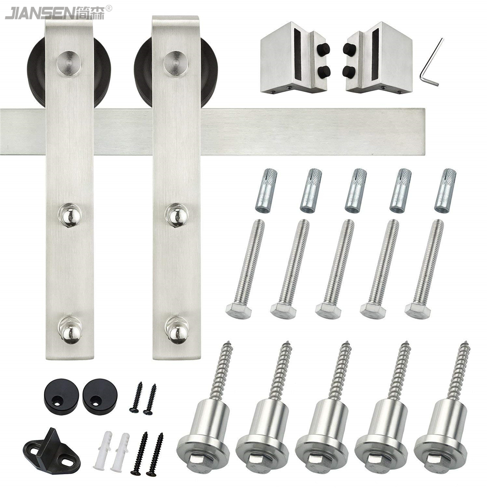 Wholesale stainless steel sliding door hardware kit-hm3003