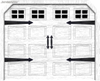 Wholesale magnetic garage door hardware kit-CK1001