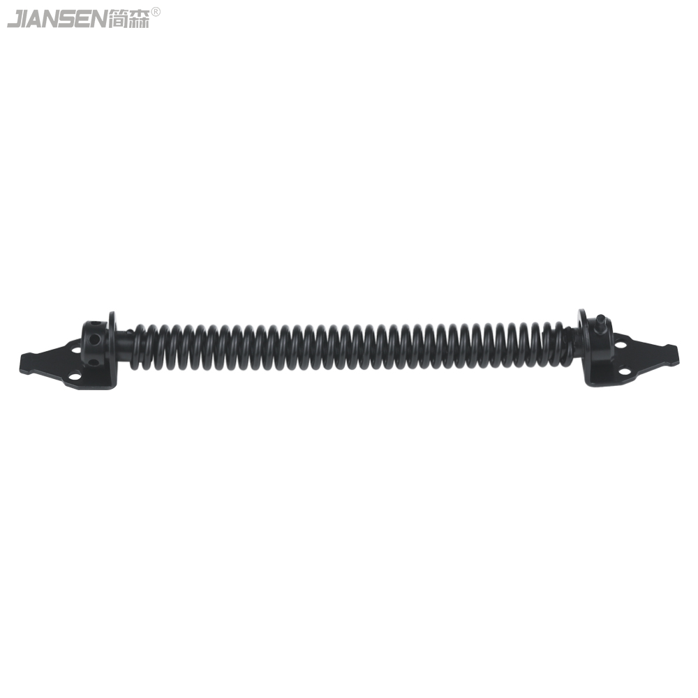 wholesale steel 13” fence Gate spring black with screws-JL1909